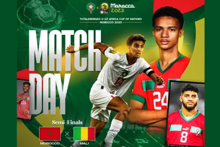 نصف نهائي كأس أمم إفريقيا U23: موعد مباراة المغرب ضد مالي والقنوات الناقلة