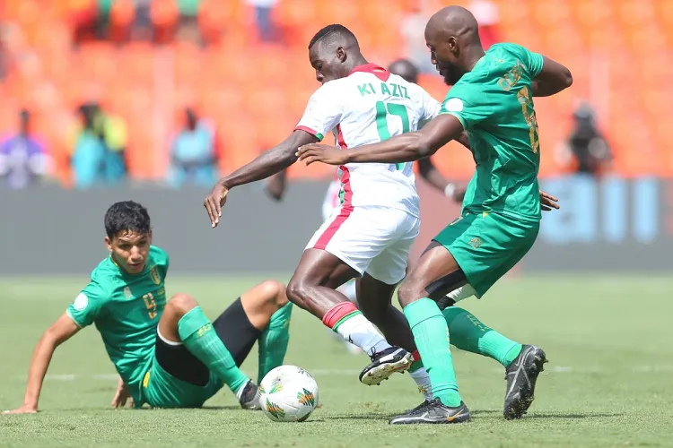 كان 2023: المنتخب البوركينابي يتغلب على نظيره الموريتاني