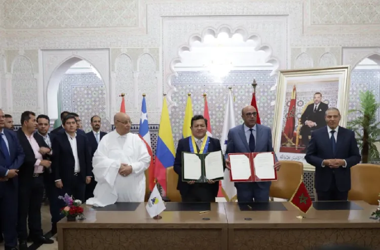 العيون: مجلس المستشارين وبرلمان الأنديز يثمنان المسار المتميز للعلاقات البرلمانية بين الطرفين (إعلان مشترك)