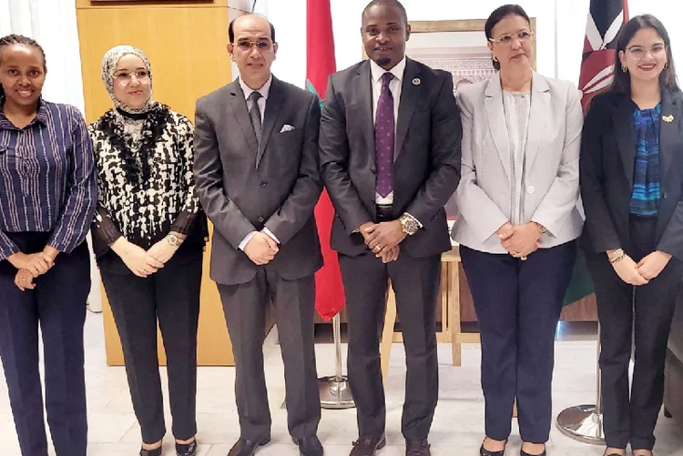 تعاون قضائي: السيد بلاوي يجري مباحثات مع وفد من النيابة العامة بجمهورية كينيا