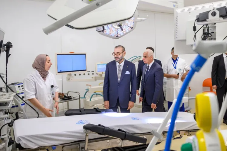 جلالة الملك محمد السادس يدشن المركب الاستشفائي الجامعي CHU بطنجة