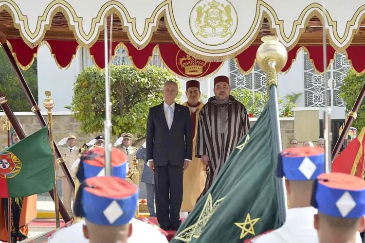الرئيس البرتغالي ينوه بالإنجازات التي حققها المغرب تحت قيادة جلالة الملك