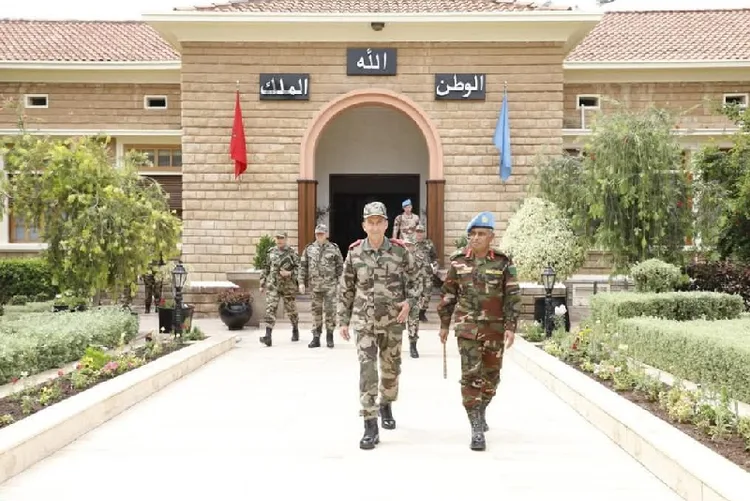 المفتش العام للقوات المسلحة الملكية يستقبل قائد قوة البعثة الأممية بالأقاليم الجنوبية للمملكة