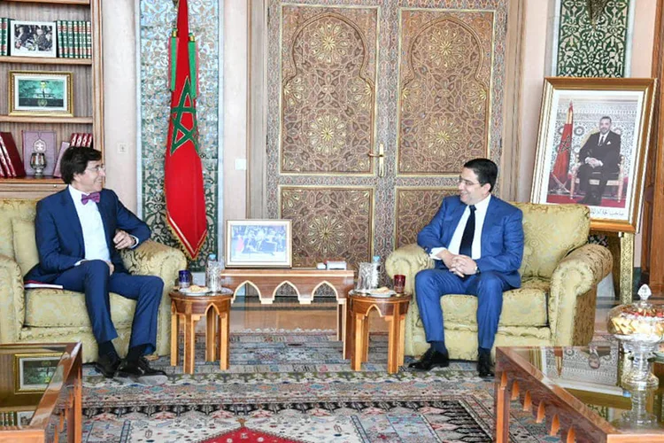 السيد ناصر بوريطة يستقبل الوزير رئيس جهة والونيا البلجيكية