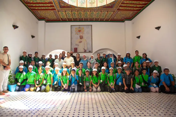 أطفال القدس يتعرفون عبر ورشات تعبيرية بطنجة عن جوانب من أنماط عيش المغاربة