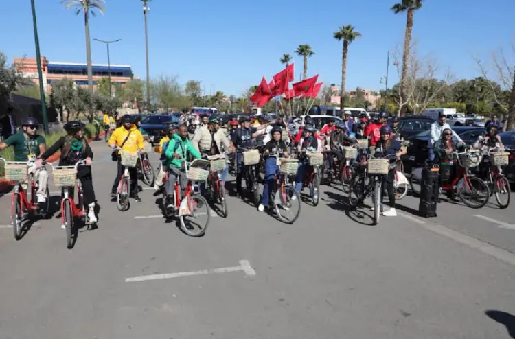 مراكش: حملة تحسيسية لتشجيع سائقي الدراجات النارية على ارتداء الخوذات الواقية