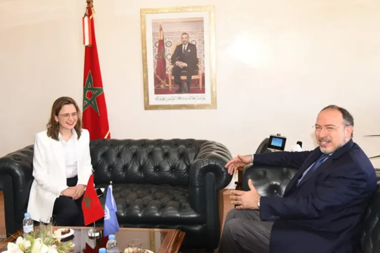 السيدة غيثة مزور تستقبل المدير العام المساعد للاتصالات والمعلومات في اليونيسكو