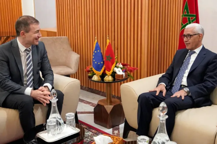 السيد رشيد الطالبي يتباحث مع مقرر المغرب عن مجموعة الحزب الشعبي الأوروبي