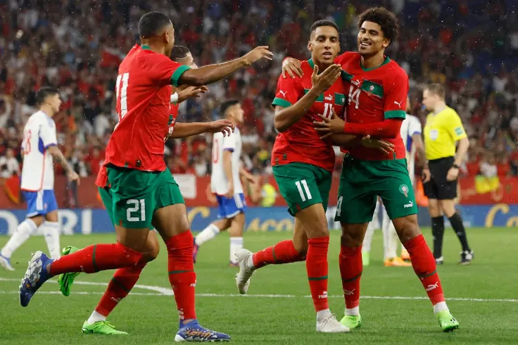 الشعب الفلسطيني يشجع المنتخب المغربي في منافسات بطولة كأس العالم 2022