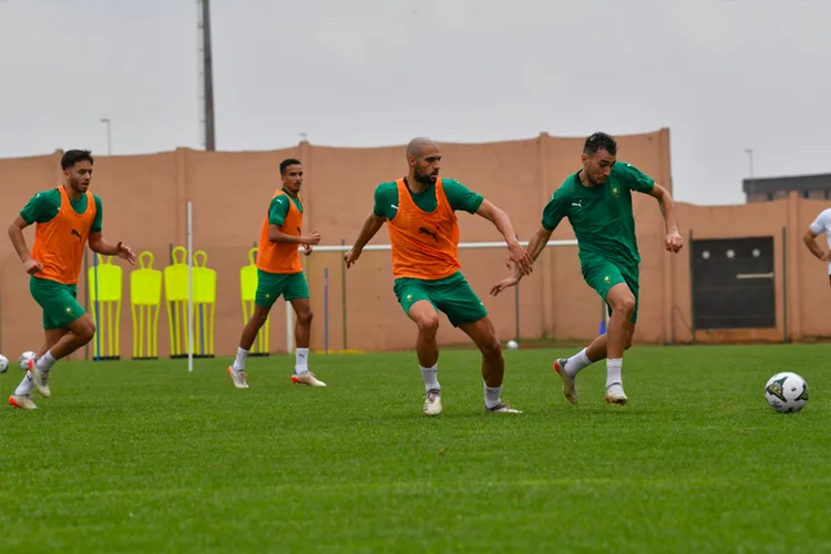 حصة تدريبية صباحية للمنتخب الوطني المغربي بعد مباراة غانا