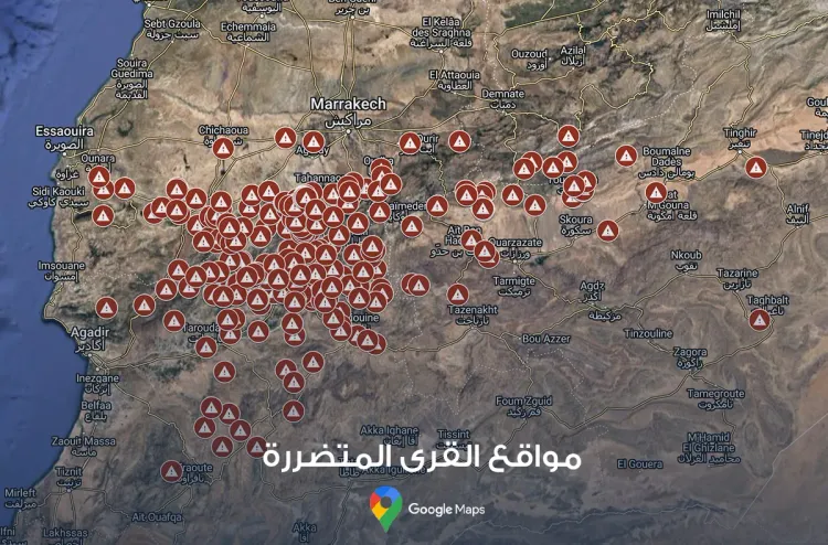 فاعلون ينشئون خريطة تعاونية لتحديد ومشاركة مواقع القرى المتضررة بشكل دقيق