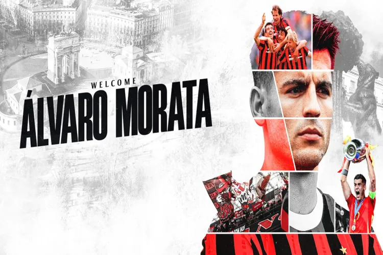 نادي ميلان يتعاقد مع المهاجم الإسباني موراتا