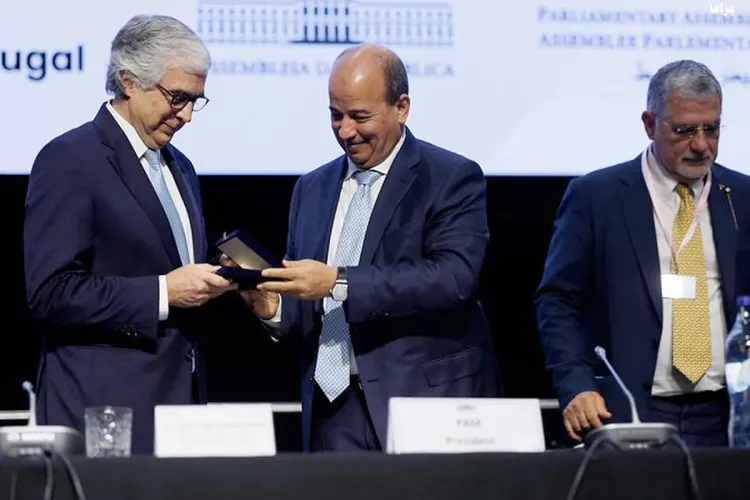 النعم ميارة يتباحث مع رئيس الجمعية الوطنية البرتغالية