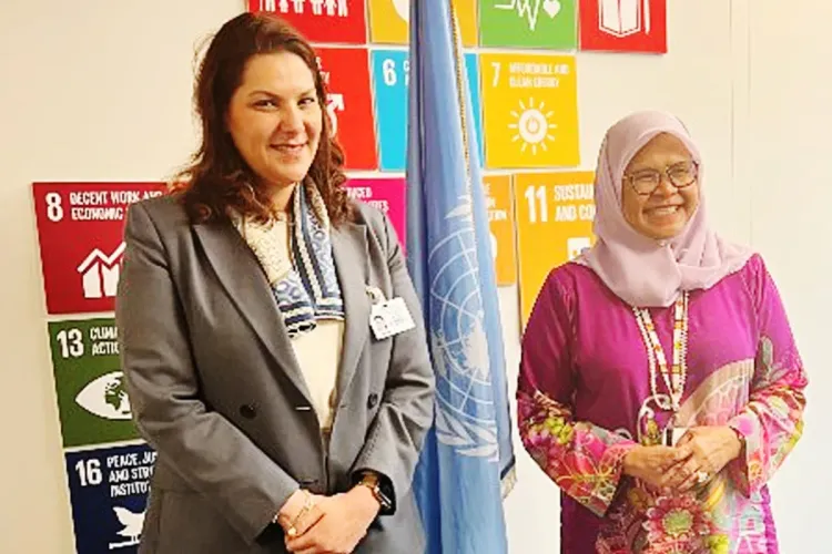 السيدة المنصوري تتباحث بنيويورك مع المديرة التنفيذية لبرنامج الأمم المتحدة للمستوطنات البشرية