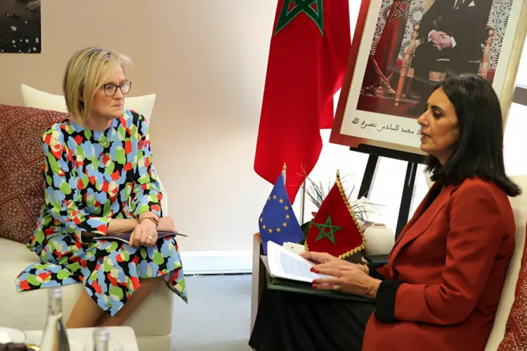 السيدة نادية فتاح تتباحث مع المفوضة الأوروبية للخدمات المالية
