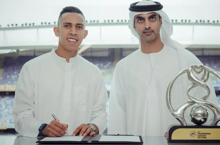 العين الاماراتي يمدد عقد الدولي المغربي سفيان رحيمي حتى العام 2028