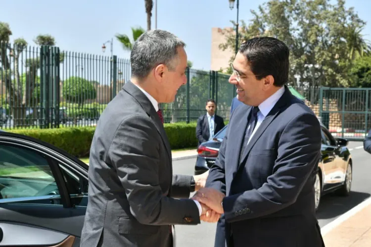 وزير الخارجية ناصر بوريطة يستقبل نظيره السويسري