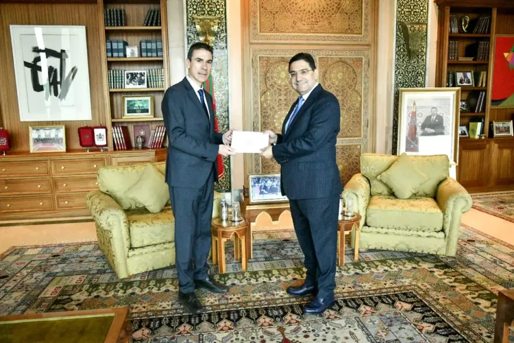 ناصر بوريطة يستقبل السفير الإسباني الجديد بالمغرب