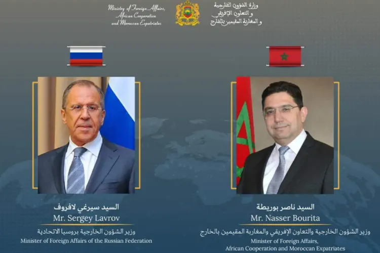 ناصر بوريطة يتباحث هاتفيا مع وزير الشؤون الخارجية الروسي