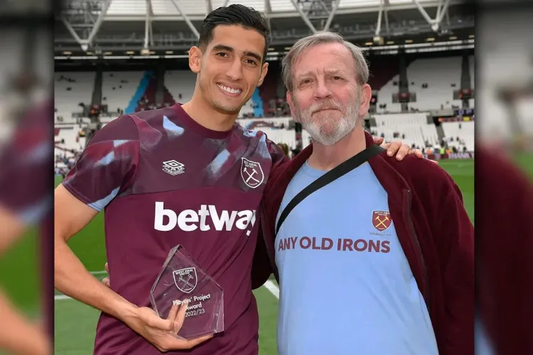 أكرد يتوج بجائزة مشروع اللاعب لنادي ويست هام