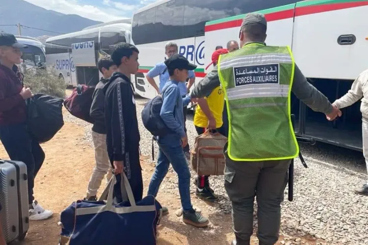 إقليم تارودانت: نقل نحو 600 تلميذ من الجماعات المتضررة إلى إحدى الداخليات لتمكينهم من مواصلة دراستهم