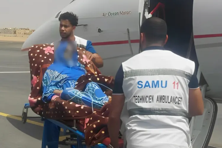 نقل سيدة حامل في حالة حرجة على متن طائرة طبية خاصة من العيون إلى مراكش