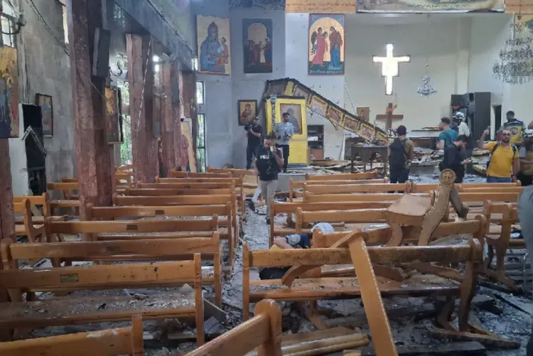 مصرع 20 شخصا في هجوم إرهابي استهدف كنيسة بدمشق