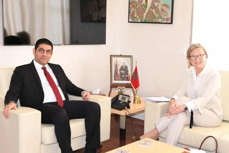 المهدي بنسعيد يستقبل سفيرة الإتحاد الأوروبي وسفير جمهورية النمسا بالمغرب