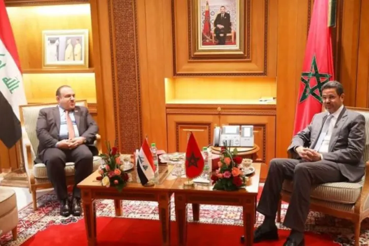 مباحثات السيد محمد عبد النباوي مع وزير العدل العراقي