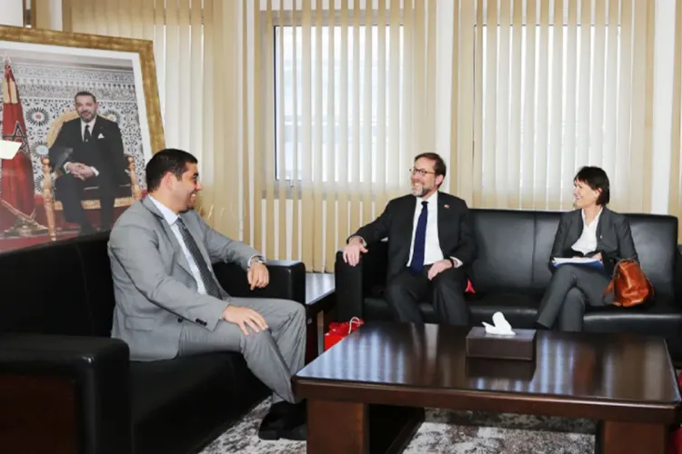 السيد المهدي بنسعيد يستقبل عددا من السفراء الأجانب المعتمدين بالمغرب (صور)