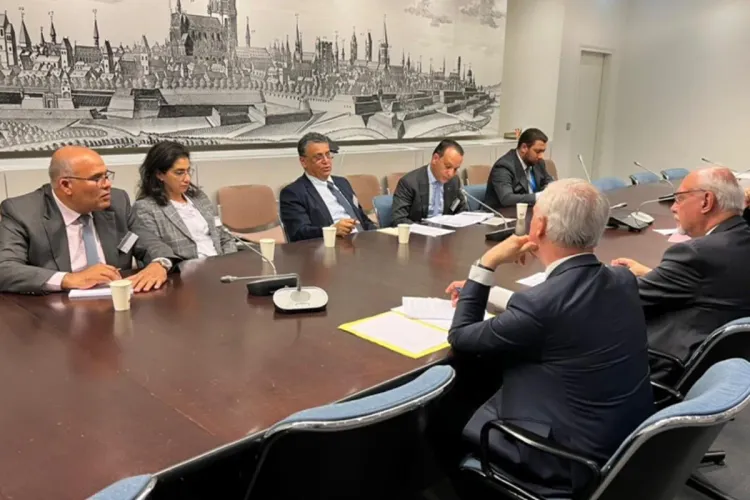 السيد عبد اللطيف وهبي يجتمع بالمدير العام لحقوق الإنسان ودولة القانون لدى مجلس أوروبا بستراسبورغ