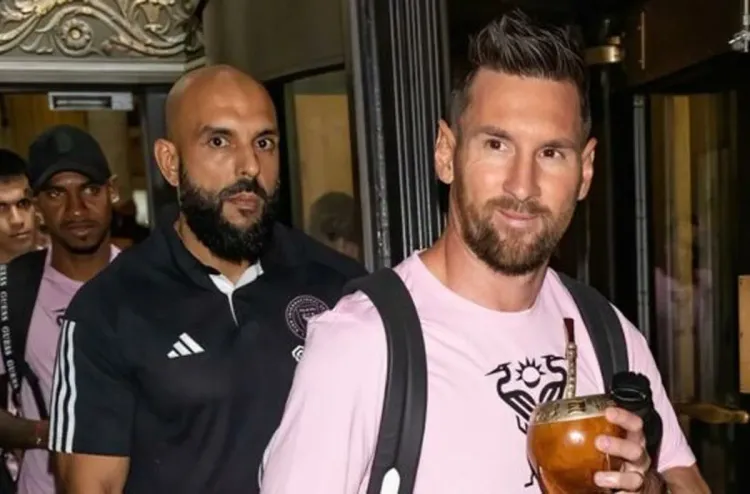 ياسين شيوكو الحارس الشخصي لميسي.. ظل النجم الأرجنتيني على الأراضي الأمريكية