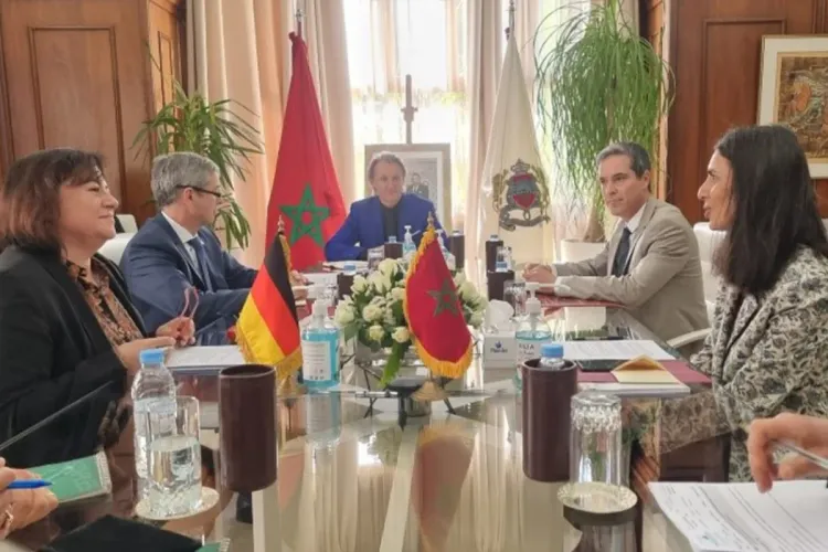 السيدة نادية فتاح العلوي تلتقي بكاتبة الدولة البرلمانية بوزارة التعاون الاقتصادي الألمانية