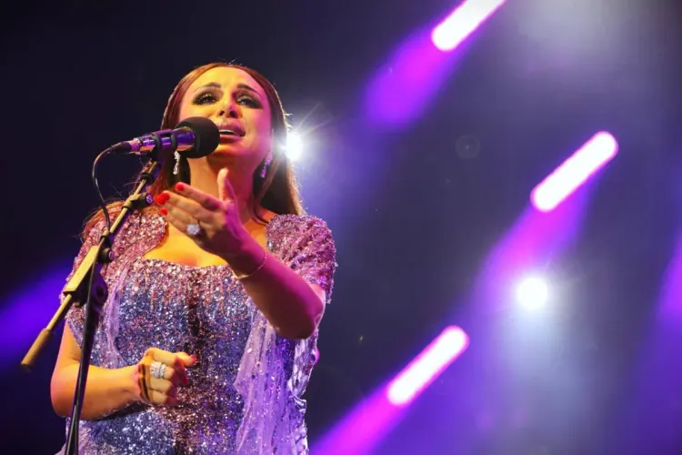 موازين.. النجمة المصرية أنغام تلهب منصة النهضة