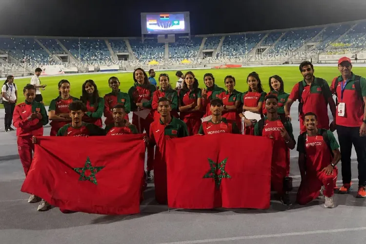 المغرب يتوج بلقب البطولة العربية لألعاب القوى تحت 23 سنة بمصر