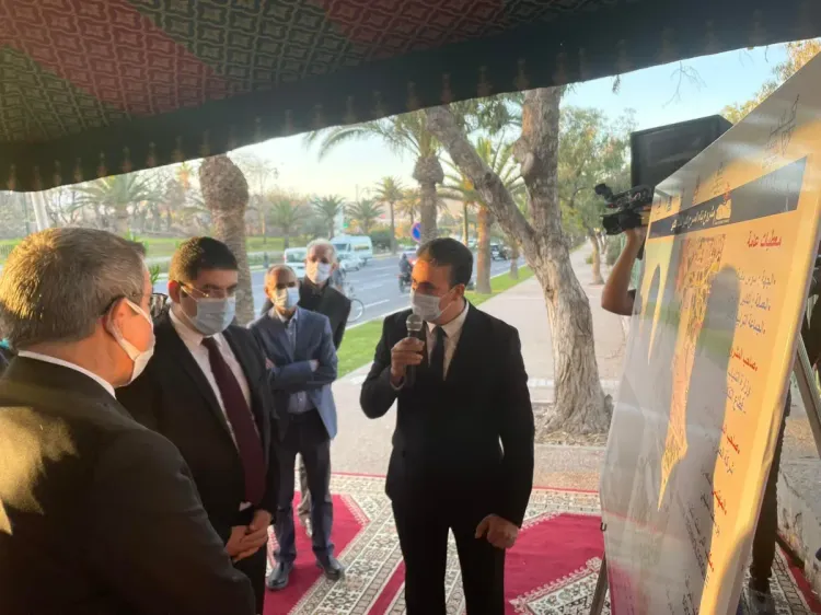 السيد بنسعيد يتفقد بأكادير أوراش و مشاريع ثقافية