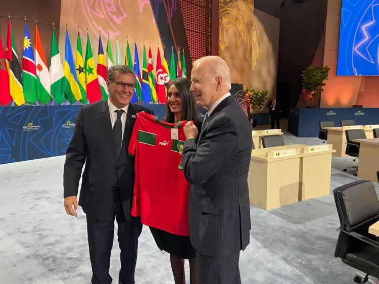 الرئيس الأمريكي يدعم المنتخب المغربي