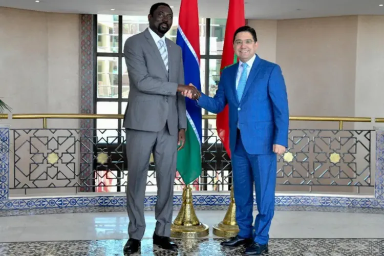 السيد ناصر بوريطة يستقبل وزير الشؤون الخارجية الغامبي بالرباط