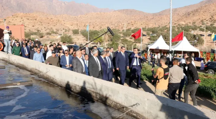 عزيز أخنوش يتفقد مجموعة من المشاريع التنموية بإقليم تزنيت