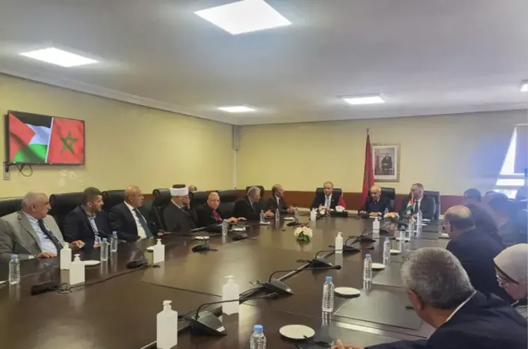 وفد فلسطيني يقوم بزيارة لجامعة محمد الخامس بالرباط