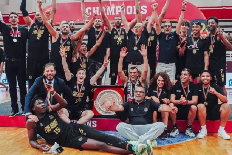 بطولة القسم الممتاز لكرة السلة رجال (النهائي الخامس) .. الفتح الرياضي يتوج باللقب بفوزه على جمعية سلا (64-62)