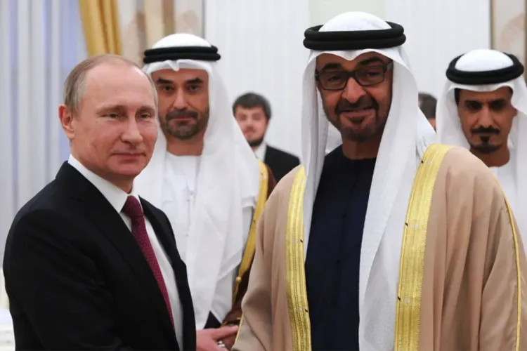 الشيخ محمد بن زايد آل نهيان يقوم غدا الثلاثاء بزيارة لروسيا