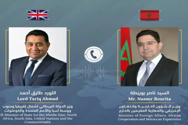 السيد بوريطة يستعرض مع وزير الدولة البريطاني لشمال إفريقيا التطورات الإيجابية للعلاقات الثنائية