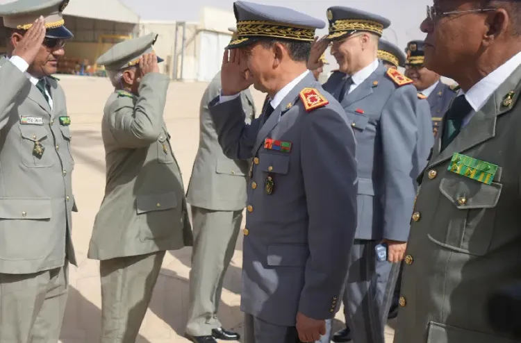 وفد يقوده المفتش العام للقوات المسلحة الملكية يقوم بزيارة عمل لموريتانيا