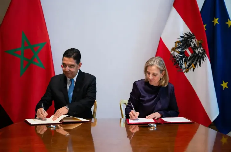 المغرب والنمسا يوقعان مذكرة تفاهم ترسي حوارا استراتيجيا