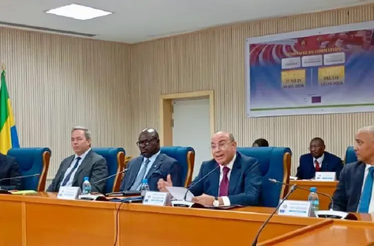 نائب رئيس مجلس النواب يستعرض بليبرفيل تجربة البرلمان المغربي في مجال الرقمنة