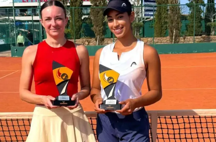 كرة المضرب.. ياسمين قباج تحرز لقب الزوجي في بطولة W35 هيراكليون في اليونان