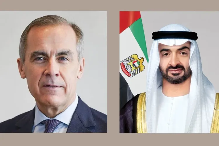 الرئيس الإماراتي ورئيس وزراء كندا يبحثان التعاون المشترك والتطورات الإقليمية