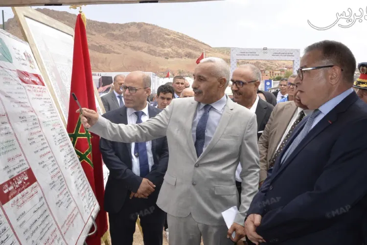 بني ملال.. إطلاق وتدشين مشاريع تنموية لتعزيز البنيات التحتية والخدمات الاجتماعية