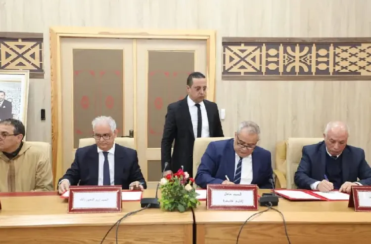 السيد بركة يطلق عدد من المشاريع الطرقية بإقليم خنيفرة